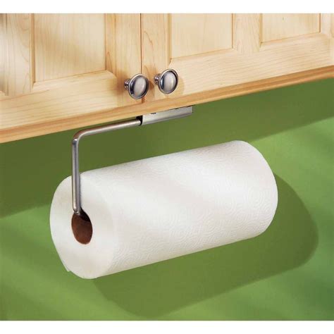 paper towel holder stainless steel under cabinet|cabinet mounted paper towel holder.